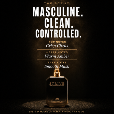 STRIVE 001                           Anti-Wrinkle Cologne